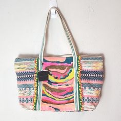 I Have Too Many Bags! Please Take This Gorgeous Handmade Beaded Tote Off My Hands. Perfect For Spring Or Summer Parties Or The Beach. Comes From A Non-Smoking Home. Made In India. America And Beyond Bags, Pink Beaded Tote Bag, Pink Embroidered Shoulder Bag For Shopping, Pink Embroidered Beach Bag, Summer Pink Beaded Bag, Pink Beaded Bags For Daily Use, Summer Pink Beaded Shoulder Bag, Spring Travel Beaded Bags, Spring Multicolor Beaded Bag