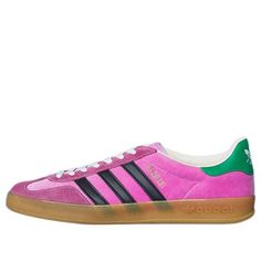 adidas originals x Gucci Gazelle 'Pink' 707848-9STUO-5960 Harry Styles Adidas, Gazelle Drawing, Adidas X Gucci, Adidas Gazelles, Limited Edition Sneakers, Adidas X, Adidas Gazelle, Dream Shoes, Sport Sneakers