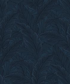 Sample Marina Palm Wallpaper in Daydream Grey Tropical Leaves Wallpaper, Leaves Wallpaper, Blue Room, Tropical Blue, Paper Wallpaper, Leaf Wallpaper, Wallpaper Pattern, My Living Room, Prints And Patterns