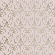 an art deco wallpaper design in beige and green