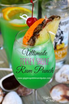 the ultimate jersey shore rum punch is ready to be served at any party or celebration