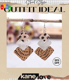 Alloy Drop Earrings Trendy Single Brown Earring, Trendy Brown Single Earring, Trendy Brown Dangle Earrings, Teacher Outfits, Elevate Your Style, Your Style, Drop Earrings, Free Shipping