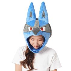 PRICES MAY VARY. Officially licensed Pokémon Lucario Kigurumi Hat produced by the original Japanese brand SAZAC: Don’t fall for copycat imitations! SAZAC is Japan’s most successful Kigurumi manufacturer, unmatched in both quality and design. Our cap feature symmetrical faces, professional stitching, thicker fabric and rich, vibrant colors. Warm your head with Lucario: This cute fluffy hat is specifically designed with ear flaps to warm your ears and they can be together under the chin to make a Halloween Costume Adult, Perfect Halloween Costume, Pokemon Jewelry, Pokemon Hat, Fluffy Hat, Lucario Pokemon, Pokemon Costumes, Pokemon Blue, Pokemon Party