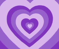 three hearts are arranged in the shape of a heart on a purple and white background