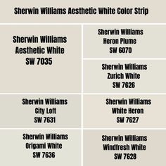 the names and colors of sheryln williams natural tan color strips for walls, windows, or doors