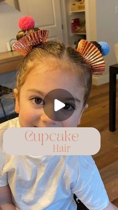 Ice Cream Hair Crazy Hair Day, Crazy Hair Activities, Crazy Hair Day Girls Long Hair, Cupcake Hairstyle Crazy Hair, Cupcake Crazy Hair Day, Cupcake Crazy Hair, Crazy Hair Day Girls Easy, Crazy Hair Day At School For Girls Easy, Crazy Hair Day For Teachers