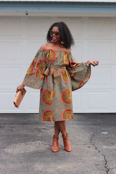 African Dresses, Ankara Dress, African Print Dress, African Fashion, African Clothing, Off the Shoulder Dress Dresses Ankara, Dress African Print, Ankara Clothing, Holiday Clothes, African Dresses Modern, Afrikaanse Mode, Gaun Fashion, Best Summer Dresses, African Fashion Ankara