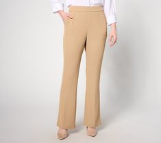 Every closet needs a polished pant you can pull on in a pinch. Feel put-together in any moment with these chic picks that feature a creased line on the front leg for that freshly pressed look! From BEAUTIFUL by Lawrence Zarian. Elegant Office Pants With Pull-on Style, Elegant Wide Leg Pull-on Pants For Work, Elegant Pull-on Style Dress Pants For Workwear, Tailored Pull-on Pants For Work, Tailored Pull-on Work Pants, Elegant Office Bottoms With Pull-on Style, Elegant Office Pull-on Bottoms, Elegant Office Pull-on Style Bottoms, Elegant Pull-on Style Office Bottoms