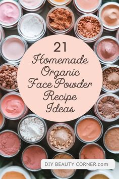 Looking for the perfect natural face powder? These 21 DIY organic face powder recipes are simple to make and use all-natural ingredients like arrowroot powder, cocoa powder, and essential oils. Create your own homemade makeup that�’s free from chemicals, perfect for sensitive skin! Try these homemade face powder ideas for a flawless finish. ✨🌿 #DiyFacePowder #HomemadeFacePowder #NaturalMakeup #MakeupRecipes Homemade Face Powder, Diy Blush Powder, Homemade Makeup Products, Arrowroot Powder Uses, Diy Setting Powder, Diy Organic Makeup, Diy Baby Powder