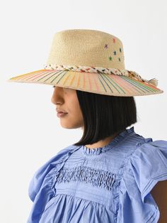 DESCRIPTION:A handmade hat made from natural palm leaf with a colorful evil eye embroidered design.FEATURES:Pinched CrownInner Elastic BandEmbroidered DesignNatural Palm Leaf ConstructionHandmade by Artisans in Mexico Colorful Evil Eye, Handmade Hat, Saint Bernard, Palm Leaf, Palm Leaves, Hat Making, Embroidered Design, Evil Eye, Confetti