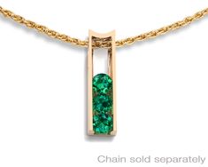 "14k yellow gold and emerald pendant - 3503 Does not include chain. ( IMPORTANT - PLEASE READ 1. AND 2. BELOW ) 1.) DOES NOT INCLUDE A CHAIN: To give you more options a chain is not included, but can be purchased separately in the gold chains section of our shop. http://www.etsy.com/shop/VerbenaPlaceJewelry?section_id=13811862 2.) PLEASE LOOK AT THE MEASUREMENTS CAREFULLY. Some photos have been enlarged to show detail, while others have been minimized to fit the frame. Actual size cannot be dete Gold Emerald Pendant Necklace With Prong Setting, Emerald Pendant Birthstone Necklace In Yellow Gold, Emerald Birthstone Necklace In Yellow Gold, Emerald Birthstone Necklace In Yellow Gold As Gift, Gold Emerald Necklace With Diamond Cut As A Gift, Gold Emerald Necklace With Diamond Cut For Gift, Gold Emerald Necklace With Prong Setting For Gift, Yellow Gold Emerald Pendant Birthstone Necklace, Yellow Gold Oval May Birthstone Necklace