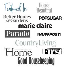 some type of font that is used to describe the names of different types of houses