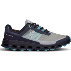 On Running Women's Cloudvista Trail Running Shoe Navy/Wash 64.98061 Cloud Shoes, East Lansing, Lit Shoes, Trail Runners, On Running, Trail Shoes, Trail Running Shoes, Perfect Shoes, The Trail