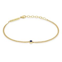 14k Blue Sapphire Bezel XS Curb Chain Bracelet Dainty Sapphire Jewelry For Formal Occasions, Formal Dainty Sapphire Jewelry, Fine Jewelry Sapphire Bangle Bracelet, Fine Jewelry Sapphire Bracelets, Yellow Gold Bracelet With Prong Setting, Dainty Yellow Gold Bracelets With Prong Setting, Minimalist Yellow Gold Bracelet With Prong Setting, Minimalist Prong-set Bracelet Jewelry, Minimalist Yellow Gold Bracelets With Prong Setting