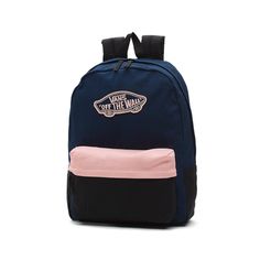 Vans Women's Realm Backpack Dress Blues-Blossom VN000NZ0O4O. Backpack Decoration Ideas, Cute Backpacks For School, Backpack Ideas, Vans Backpack, Vans Bags, Rucksack Bags, Knapsack Bag, Pack Backpack, Salwar Dress