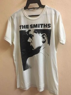 "The Smiths Rock Band Retro T-shirt For Men For Women T-shirt  100% preshrunk cotton  Double-needle sleeve and bottom hem  Loose Fit Color ash is 98% cotton and 2% polyester SIZES : S M L XL 2XL CHEST WIDTH 18\" 20\" 22\" 24\" 26\" HEIGHT 28\" 29\" 30\" 31\" 32\" SLEEVE LENGTH 16-1/2\" 18\" 19-1/2\" 21\" 22-1/2\"" The Smiths Tshirt, The Smiths T Shirt, Vintage Shirt Design, Trendy Shirt Designs, The Smiths, Band Shirt, Retro T Shirt, Rock T Shirts, Statement Tees