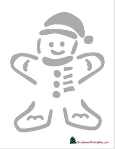 a snowman with a santa hat and mittens is shown in the shape of a man