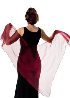 "100% silk iridescent chiffon shawl Color: #204 Burgundy Black Width from tip to tip - 64\" Length to point of widest part - 30\" Care Instructions: hand wash cool, hang up to dry, iron with No Steam! Before you will make your order you can purchase a swatches to view and touch a real material. - https://www.etsy.com/listing/110137147/swatches-set - https://www.etsy.com/listing/183186969/swatches-of-iridescent-chiffon-one-of-35 PROCESSING TIME: Since all of my items are custom made, average manu Elegant Red Silk Shawl, Elegant Red Silk Scarf For Party, Fitted Organza Dupatta For Evening, Evening Fitted Organza Dupatta, Silk Fitted Shawl For Parties, Fitted Silk Shawl For Party, Elegant Formal Satin Dupatta, Elegant Satin Dupatta For Formal Occasions, Elegant Fitted Shawl Dupatta