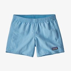 Our Girls’ Baggies™ Shorts are made with lightweight  quick-drying 100% recycled nylon that has a DWR (durable water repellent) finish for wind- and water-resistance. These water shorts also have bartacks at stress points  an internal drawcord for an adjustable fit and an exposed elastic waistband that’s brushed for softness next-to-skin. Gusset insert allows for maximum movement when rock scrambling; two internal mesh pockets in front quickly drain water. Inseam is 4". Swim Trunks With Elastic Waistband For Outdoor Activities, Short Swim Trunks With Elastic Waistband For Outdoor Activities, Short Swim Trunks With Elastic Waistband For Beach, Solid Color Athletic Shorts With Elastic Waistband For Outdoor, Solid Athletic Shorts With Elastic Waistband For Outdoor Activities, Solid Shorts With Elastic Waistband For Outdoor Activities, Summer Nylon Activewear With Side Pockets, Solid Swim Trunks With Elastic Waistband For Outdoor Activities, Relaxed Fit Recycled Polyester Shorts With Elastic Waistband