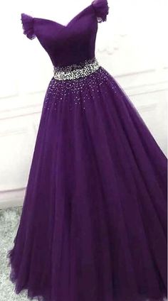 Purple Net Party Gown Net Dress Models For Women, Net Layered Gown, Light And Dark Purple Combination Dress, Purple Gown Indian Reception, Two Piece Party Dress, Purple Frocks For Women, Long Net Frocks For Women Party Wear, Plain Net Frocks For Women, Purple Long Frocks