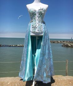 Custom Corset, Mermaid Corset, Gown Mermaid, Custom Corsets, Corset Wedding Dress, Pool Party Outfits, Corset Gown, Mermaid Outfit, Custom Gown