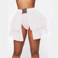 See-through Tutu Tulle Skirts Front Split with buckle in various length Patchwork Mini Skirt, Tutu Skirt Women, Party Wear For Women, Bustle Skirt, Party Wear Gown, Skirt Coverup, Tulle Tutu Skirt, Gown Pattern, Party Clothes