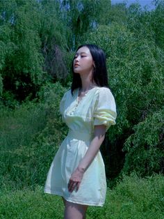 Composition : 100% cottonCountry of Origin : Republic of Korea Dandelion Dress, Dress Yellow, Yellow Dress, Jumpsuit Dress, Dandelion, Dress Outfits, Composition, Jumpsuit, The Originals