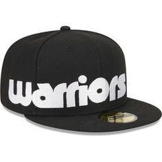 Enhance your collection of NBA headwear with this Golden State Warriors Checkerboard UV 59FIFTY fitted hat from New Era. It features a fashion-forward design with an embroidered team name graphic wrapped across the crown that changes color in the sun and an accompanying logo. With a structured build and a precise fit, this cap is a must-have for any Golden State Warriors fan who wants to show their support comfortably all day long. Officially licensed Imported Structured fit High Crown Fitted Flat bill UV activated sunlight pop patches Material: 100% Polyester Wipe clean with a damp cloth Six panels with eyelets Embroidered graphics with raised detail Checkerboard undervisor Brand: New Era Sports Event Fitted Hat With Flat Brim, Hip Hop Fan Gear Cap, Hip Hop Style Fan Gear Cap, Trendy Black Fitted Hat With Flat Brim, Urban Style Baseball Season Visor Hat, Urban Baseball Visor Hat, Urban Visor Hat For Baseball Season, Hip Hop Flat Brim Fitted Hat, Adjustable Flat Bill Hats For Fan Gear