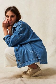 We The Free Madison City Denim Jacket Best Denim Jacket Women, Oversized Urban Washed Blue Denim Jacket, Oversized Edgy Cotton Denim Jacket, Oversized Light Wash Button-up Denim Jacket, Denim Patchwork Jacket, Free People Jean Jacket, Oversized Urban Denim Button-up Jacket, Cute Jean Jackets, California Chic