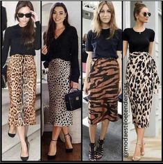 Leopard Print Skirt Outfit, Celebrity Jeans, Tiger Dress, Printed Skirt Outfit, Skirt Inspiration, Fit Skirt, Leopard Print Skirt, Leopard Skirt