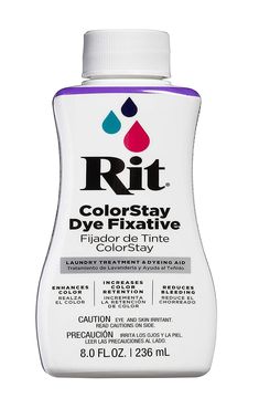 PRICES MAY VARY. For general projects, use the sink or bucket method. For maximum effectiveness, use the stovetop method. If you are working with small items or are looking to apply ColorStay Dye Fixative to a small / partially dyed (i.e. dip dyed) area, then use the spray method. If you are dyeing large items or are looking for the easiest way to apply ColorStay Dye Fixative, then use the washing machine method. Rit ColorStay Dye Fixative reduces bleeding, fading and even enhances the color of Tie Dye Supplies, Dye Projects, Fashion Upcycling, Dye Clothes, Rit Dye, Stanley Cups, How To Tie Dye, Tie Dye Fabric, Tie Dye Colors