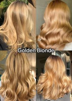 Colors For Warm Undertones, Hair Colors For Warm Undertones, Golden Hair Color, Perfect Hair Color, Golden Blonde Hair, Cool Blonde Hair, Warm Blonde, Honey Blonde Hair