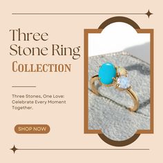 the three stone ring collection is on sale for $ 3, 99 at shop now