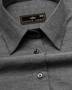 Uplift your low Monday blues by donning this elegant gray shirt from French Crown. This shirt is made using premium cotton fabric that will give you uninterrupted nine to five. Add a dash of style by pairing it up with colour-coordinating footwear and black or blue jeans. Throw on some gold studs to finish your outfit. Fused collar and cuffs, collar stand and flat felled side seams provide structure and stability to all our shirts. 100 % Premium Cotton; Comfortable soft hand, good strength, Drap Nine To Five, Gray Shirt, Monday Blues, Shirt For Women, Grey Shirt, Soft Hands, Soft Hand, Collar And Cuff, Gold Studs