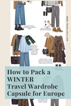 how to pack a winter travel wardrobe capsule for europe