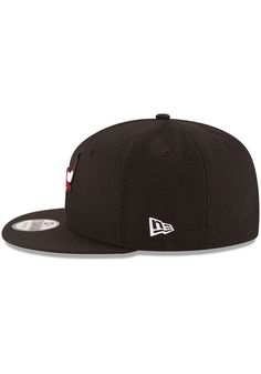 Wear your Bulls style with pride in this Chicago Bulls New Era Black 2020 9FIFTY Snapback Hat! This Chicago Snapback Hat features a front embroidered team logo. Go Bulls! New Era Basic 9FIFTY, Team logo embroidered on the front, New Era flag embroidered on the left side, Plastic snapback, Adjustable Closure, Polyester material, Polyester, Wipe clean with cloth or cleaning kit, 4 Black Hats With Embroidered Logo For Streetwear, Black Hat With Embroidered Logo And Curved Brim, Black Hat With Embroidered Logo And Flat Brim, Black Flat Brim Hat With Embroidered Logo, Casual Black Flat Bill Hat, Black Adjustable Fitted Hat With Embroidered Logo, Adjustable Black Fitted Hat With Embroidered Logo, Black Fitted Hat With Embroidered Logo And Curved Brim, Black Fitted Hat With Embroidered Logo