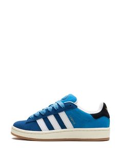 Adidas Campus 00s "Bright Blue/Dark Marine" Sneakers - Farfetch Campus 00s Blue, Adidas Campus 00s, Dark Cyan, Aviator Watch, Balenciaga Track, Adidas Campus, Balenciaga Triple S, Sneakers Blue, Summer Beach Wear