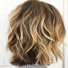 Wavy Lob, Thick Wavy Hair, Thick Curly Hair, Coarse Hair, High Society, Medium Hair Cuts