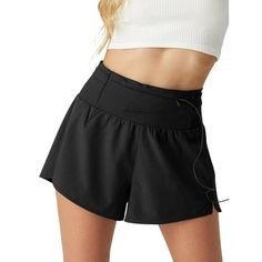 JWD Summer High Waist Sports Shorts *Size: S (4-6), M (8-10), L (12-14), XL (16-18), 2XL (20-22) *Material: 92% polyester fiber+8% spandex *Style: High waisted sports shorts, you can listen to music during activities such as running, exercising, badminton, and keep your MP3, MP4, and phone in your waist pocket. Having an inner lining, it plays a protective and sweat absorbing role. Quick drying *Our mission is to provide you with high-quality sportswear. We will develop more colors for selection Casual Solid Athletic Shorts For Sports, Casual Black High Waist Athletic Shorts, Black Workout Shorts With Drawstring, Black Drawstring Workout Shorts, Casual Solid Sports Shorts, Casual Solid Color Sports Shorts, Solid Color Casual Sports Shorts, Black Sports Bottoms For Summer, Black Stretch Casual Activewear