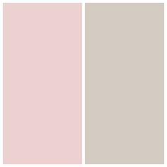 two different shades of pink and grey with one light gray in the middle, the other pale