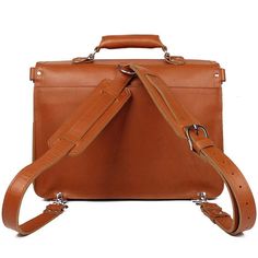 Vintage Leather Briefcase Backpack Convertible Classic Laptop Backpack, Vintage Rectangular Backpack For Business, Classic Backpack Laptop Bag, Classic Laptop Backpack For Daily Use, Retro Business Satchel With Detachable Strap, Classic Satchel Backpack With Leather Backing, Classic Laptop Bag Backpack For Everyday Use, Classic Everyday Backpack With Detachable Strap, Leather Satchel Backpack For Business