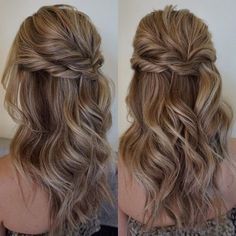 Partial Updo, Flop Era, Up Hairdos, Hairdo Wedding, Hair Diy, Wedding Hairstyles For Long Hair