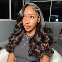 Cute Weave Hairstyles, Senior Pictures Hairstyles, Colorful Hairstyles, Sew In Hairstyles, Side Part Hairstyles, Birthday Hairstyles, Quick Weave Hairstyles, Hair Body Wave