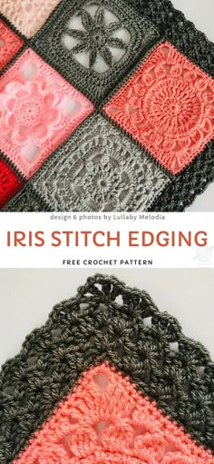 the crochet pattern for this dishcloth is easy to make