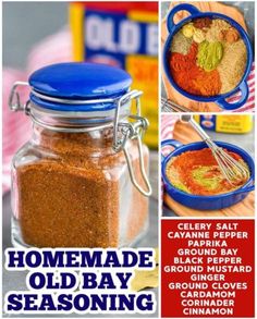 homemade old bay seasoning mix in a jar