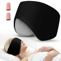 PRICES MAY VARY. 【Perfect Rest Combo】The 2 in 1 sleep mask and ear mask offer you an exceptional rest experience. The eye mask effectively block out light, creating an environment for deep sleep, helping you enjoy a tranquil rest. We've included premium noise-canceling earplugs, designed to further enhance your tranquil experience 【Great Comfort for Sleep】This multifunctional sleeping eye mask is crafted from soft fabric, ensuring comfort for both the sleep mask and ear mask. Unique ear widening Eye Mask For Sleeping, Sleeping Eye Mask, Sound Isolation, Xmas List, Eye Cover, Adjustable Headband, Ear Protection, Face Contouring, Deep Sleep