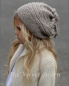 KNITTING PATTERN Gypsy Soul Slouchy/Cowl Small от Thevelvetacorn Free Knit Hat Patterns, Knit Hat Patterns, Cowl Knitting Pattern, Cowl Pattern, Arm Knitting, Twist Headband