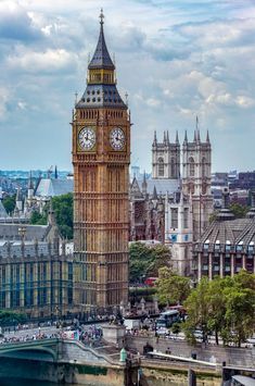 the big ben clock tower towering over the city of london