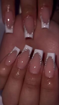 Bday Nails, Easy Nails, Polish Colors, Pink Acrylic Nails, New Year's Nails