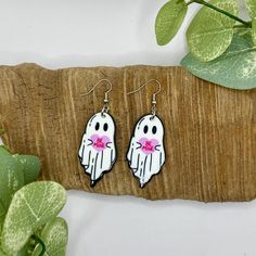 ◦ Dangling earrings made with Valentines/Halloween charms. ◦ Fish hooks made of nickel free brass. ◦ Charms approximately 1.5 inches tall. Quirky Hypoallergenic Dangle Earrings, Whimsical Halloween Earrings, Spooky Nickel-free Earrings For Halloween, Fun Nickel-free Jewelry For Halloween, Spooky Dangle Earrings For Gift, Spooky Dangle Earrings, Quirky Halloween Earrings, Cute Hypoallergenic Halloween Earrings, Novelty Halloween Pierced Earrings